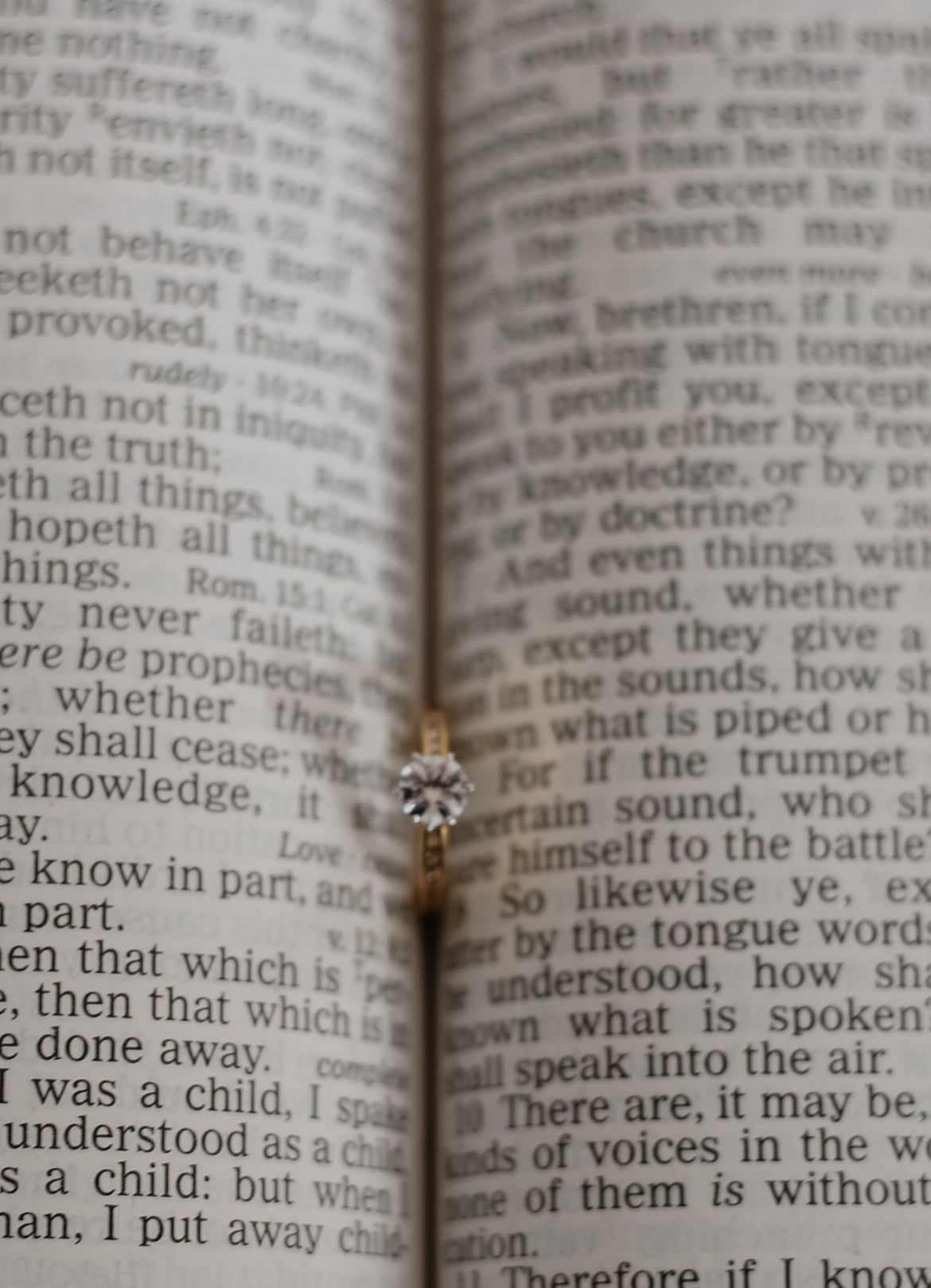 Light Blue Round Sapphire Solitaire Ring