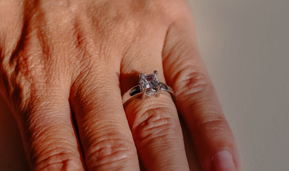 Light Pink Princess Sapphire Ring